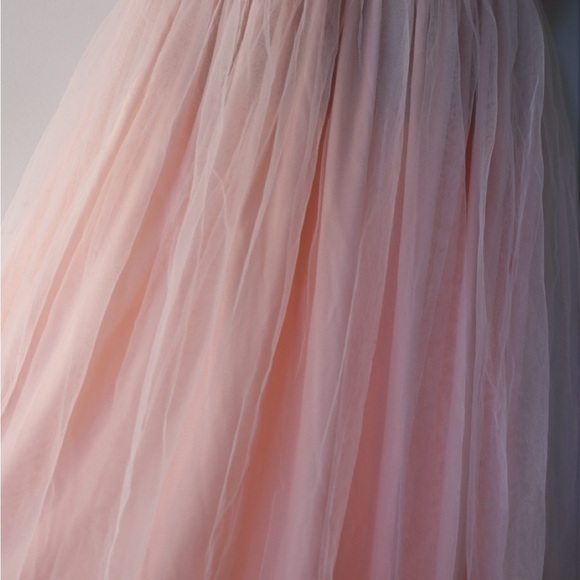 Sparkling Pink woman’s dress petal pink formal gown grad baby shower - Picture 7 of 8